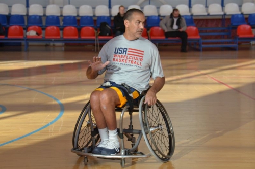 Открытые областные соревнования по баскетболу на колясках среди лиц с поражением ОДА