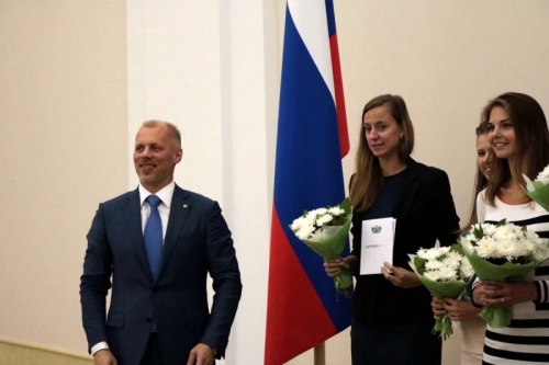 Награждение победителей Всероссийских сельских спортивных игр-2016