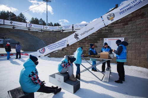Скиатлон. Чемпионат России по лыжным гонкам