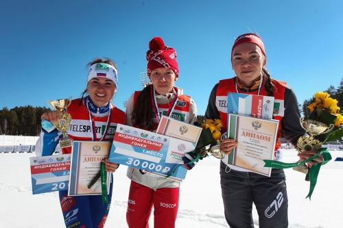 Женский марафон. Чемпионат России по лыжным гонкам