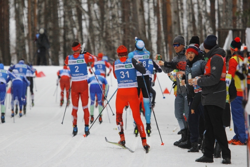 Мужской марафон. Чемпионат России по лыжным гонкам