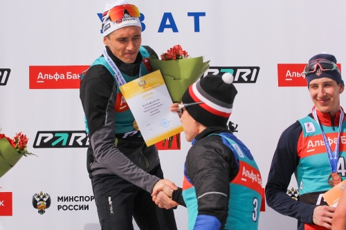 Альфа Банк Чемпионат России по биатлону, мужчины гонка 40 км, Уват